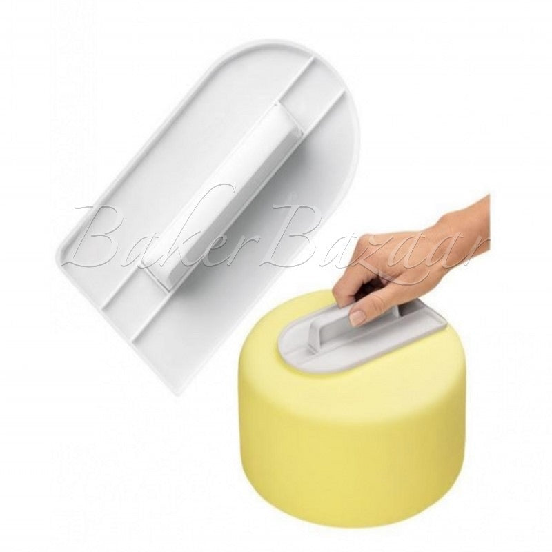 White Plastic Cake Candy Pastry Decorating Baking Icing Smoother