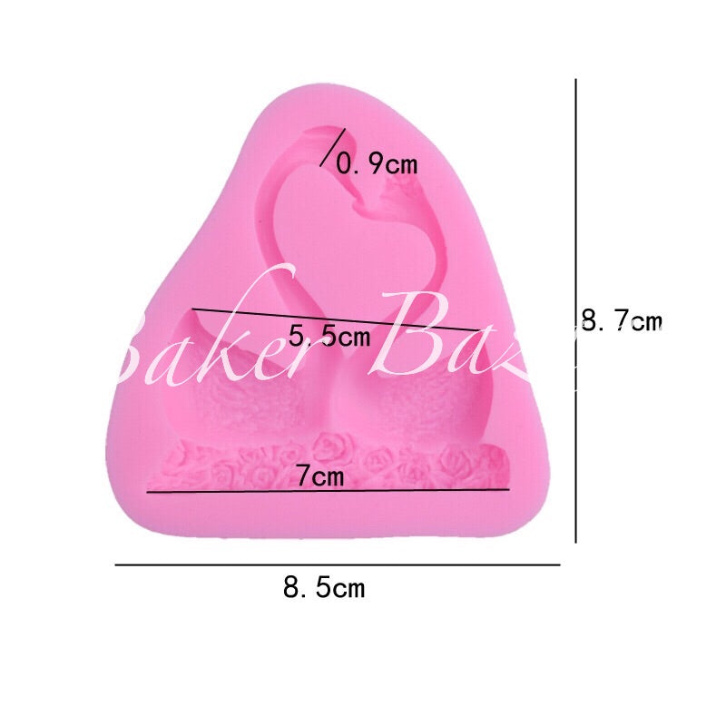 WILTON SWAN/CROWN SILICONE CANDY MOLD (12 CAVITY) - The Bazaar Inc