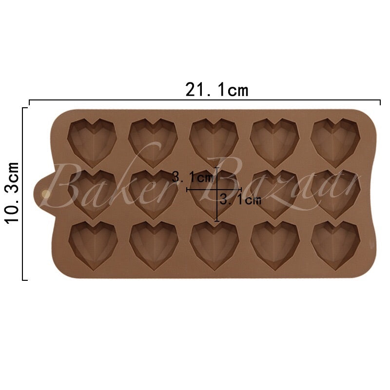 Double Heart Chocolate Mold – Shore Cake Supply