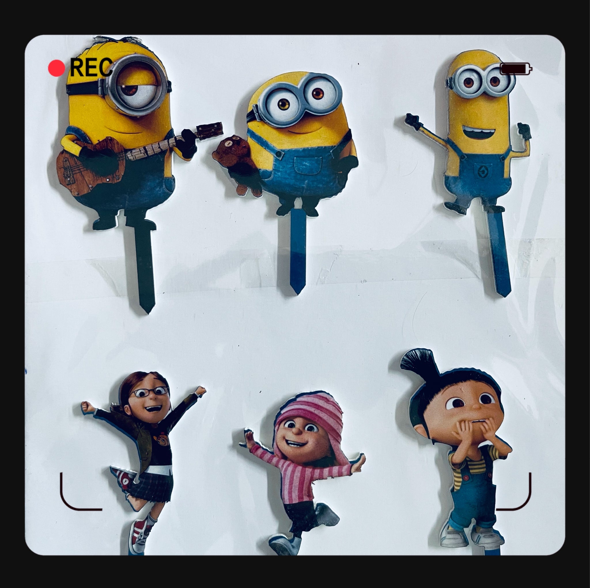Minions Edible Cake Image - Itty Bitty Cake Toppers